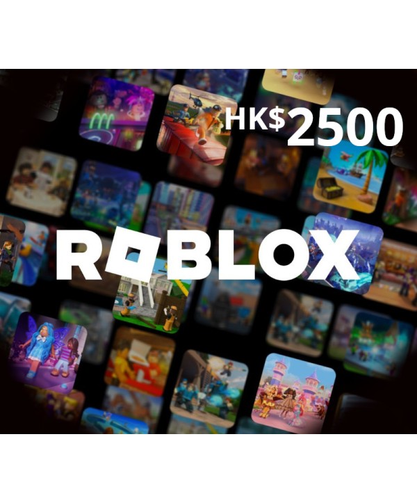 Roblox Game eCard HKD 2500 HK Key 